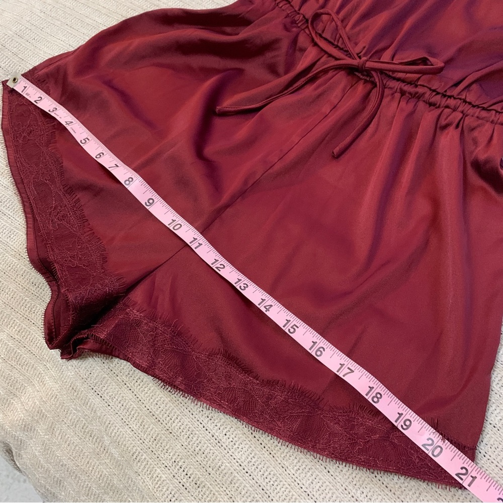 NWT Burgundy Romper - Picture 11 of 13
